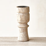Wooden Candle Stand - Small