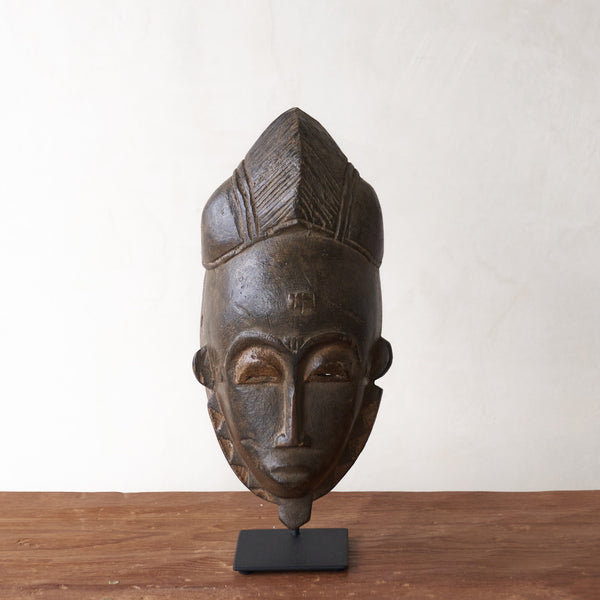 Baule Mask, hand-carved portrait masks. Each is an original unique piece. these authentic African masks make stunning ornamental sculptures. From $280