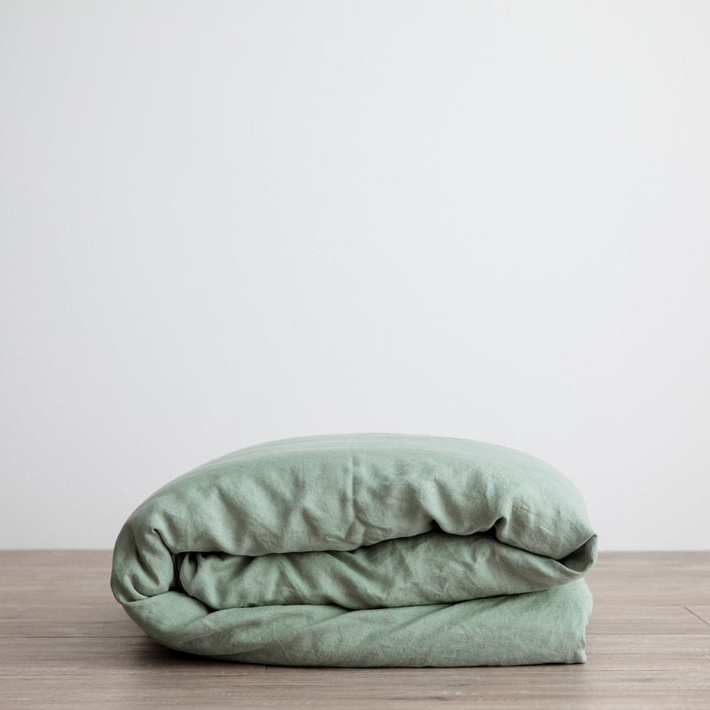 Linen Duvet Set | Sage (King Size)