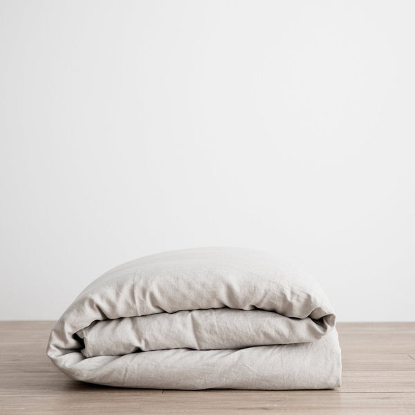 Linen Duvet Set | Smoke Grey (King Size) - Originals Furniture