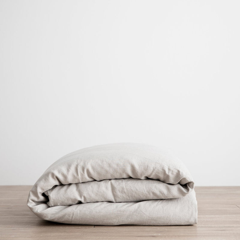 Linen Duvet Set | Smoke Grey (King Size)