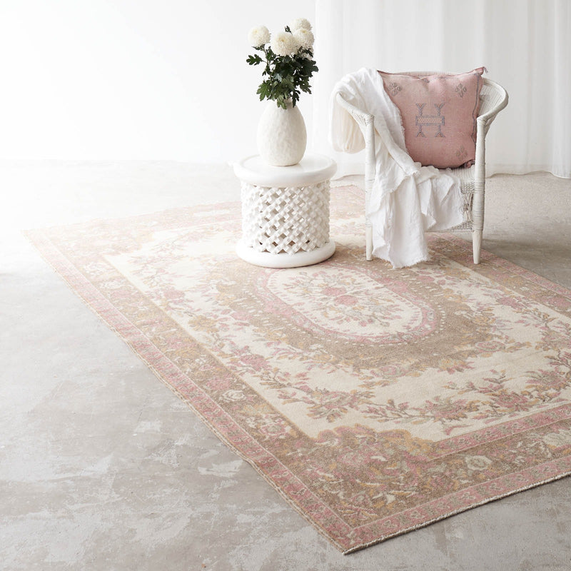 Vintage Rug | Light Salmon W179 x L318 cm