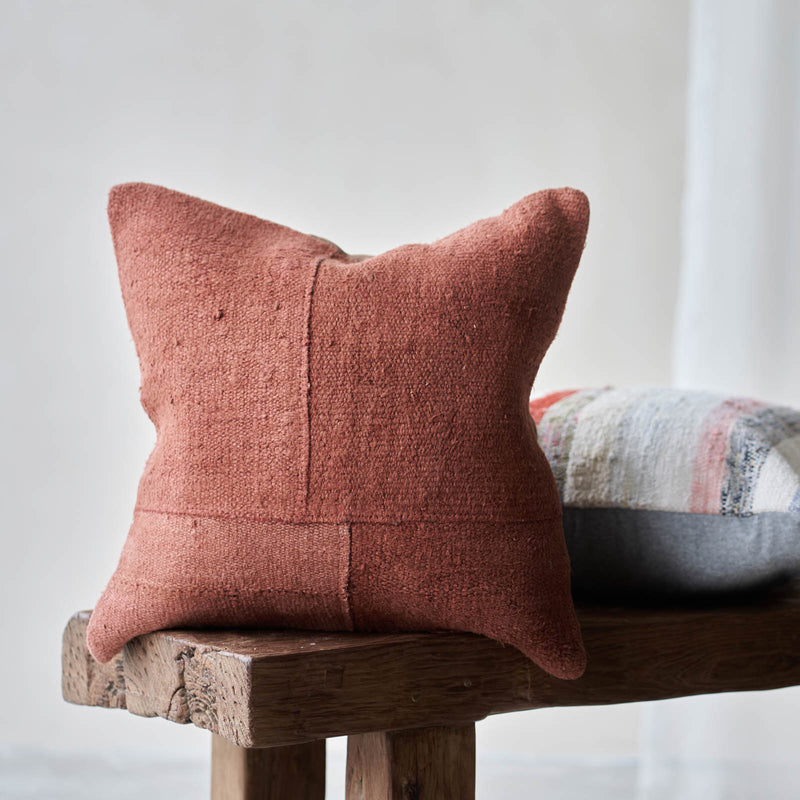 No. 1 | Turkish Hemp Cushion - Terracotta