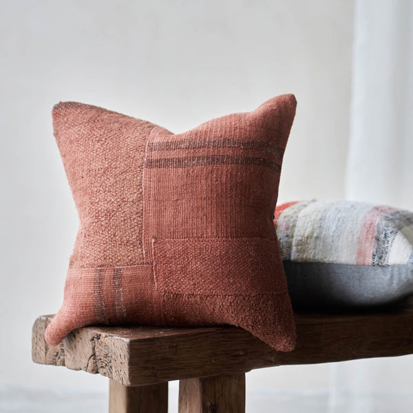 No. 5 | Turkish Hemp Cushion - Terracotta