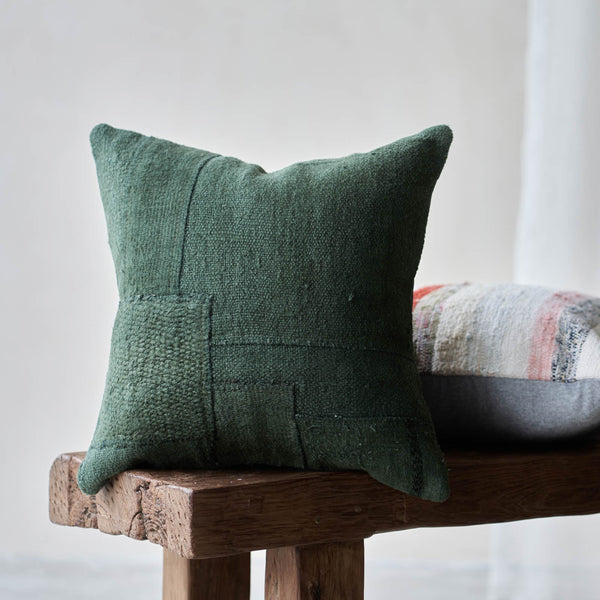 No. 2 | Turkish Hemp Cushion - Olive