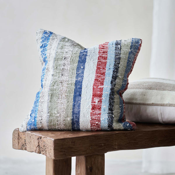 No. 1 | Turkish Hemp Cushion - Stripes