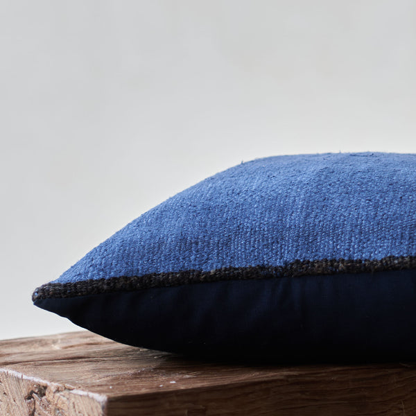 Turkish Hemp Cushion | Indigo