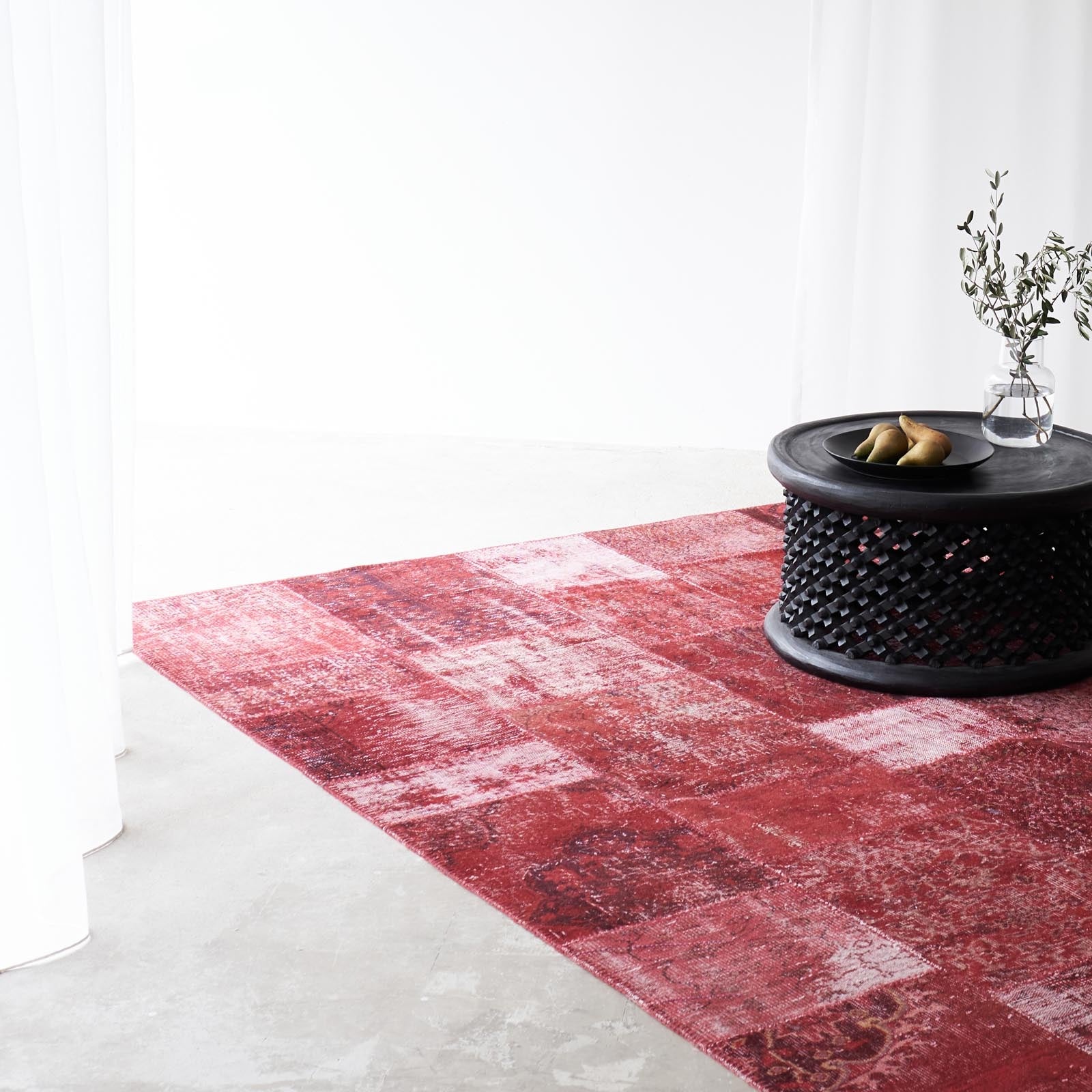 Patchwork Rug | Crimson W211 x L301 cm – Originals Furniture
