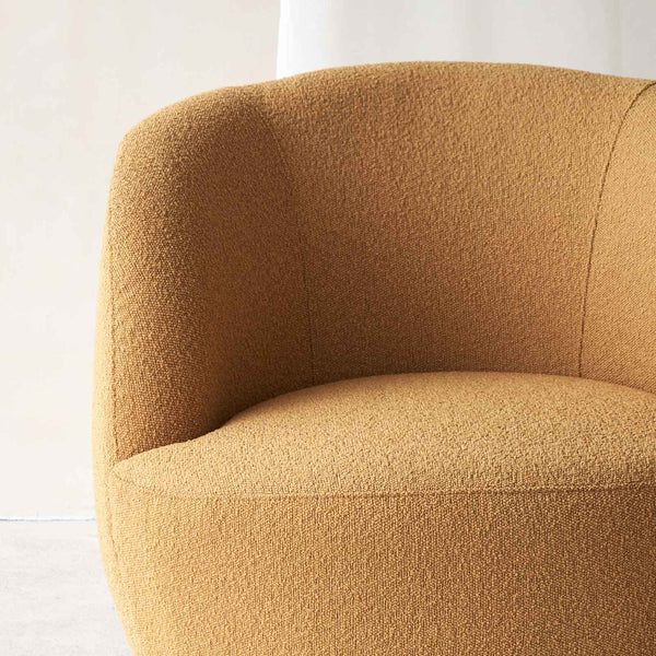 Shiloh Swivel Armchair | Ochre (82cm)