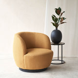 Shiloh Swivel Armchair | Ochre (82cm)