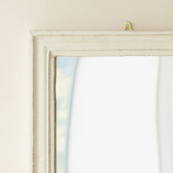 Vintage Teak Mirror | No. 1 - Ricotta