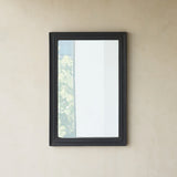 Vintage Teak Mirror | No. 1 - Charcoal