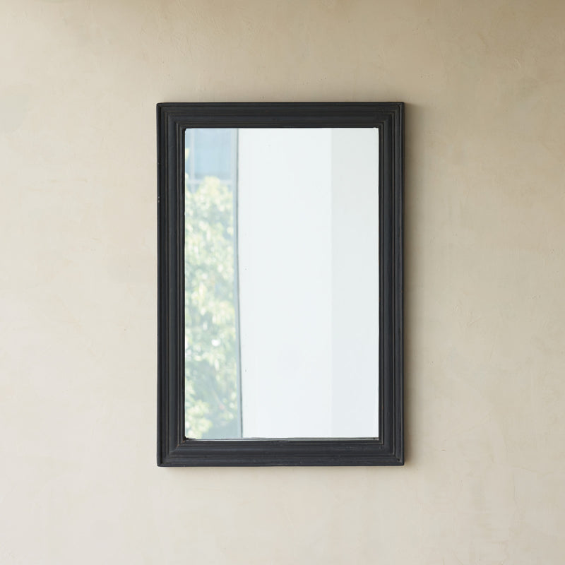 Vintage Teak Mirror | No. 1 - Charcoal