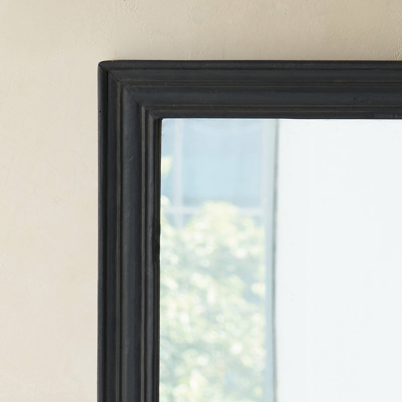 Vintage Teak Mirror | No. 1 - Charcoal