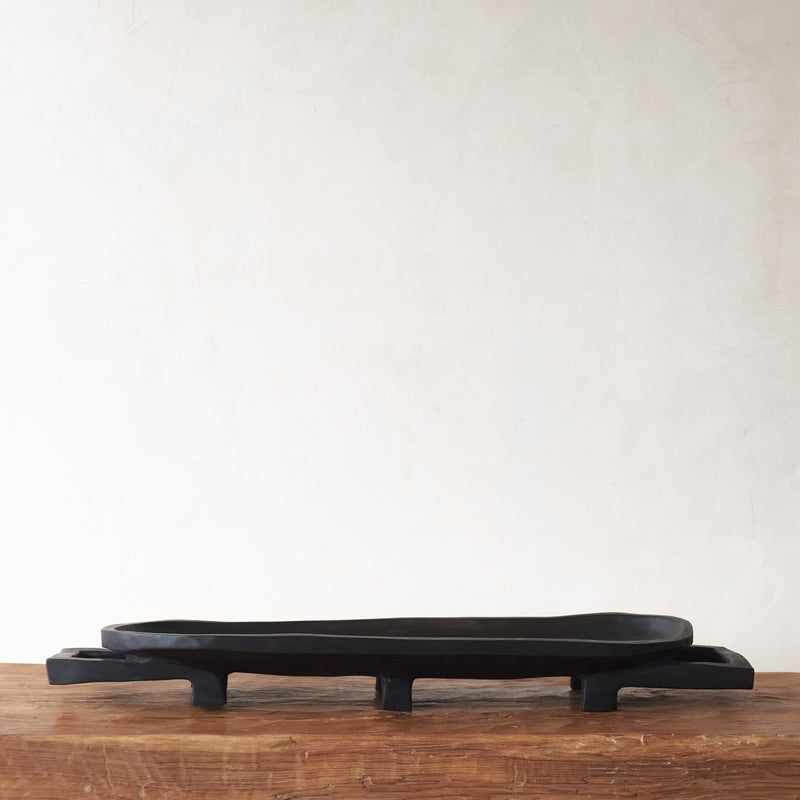 Jacaranda Platter, Unique home accessory from Africa. Handcrafted tray, one-of-a-kind touch for any home. Variations exist in sizes and colours. From $220