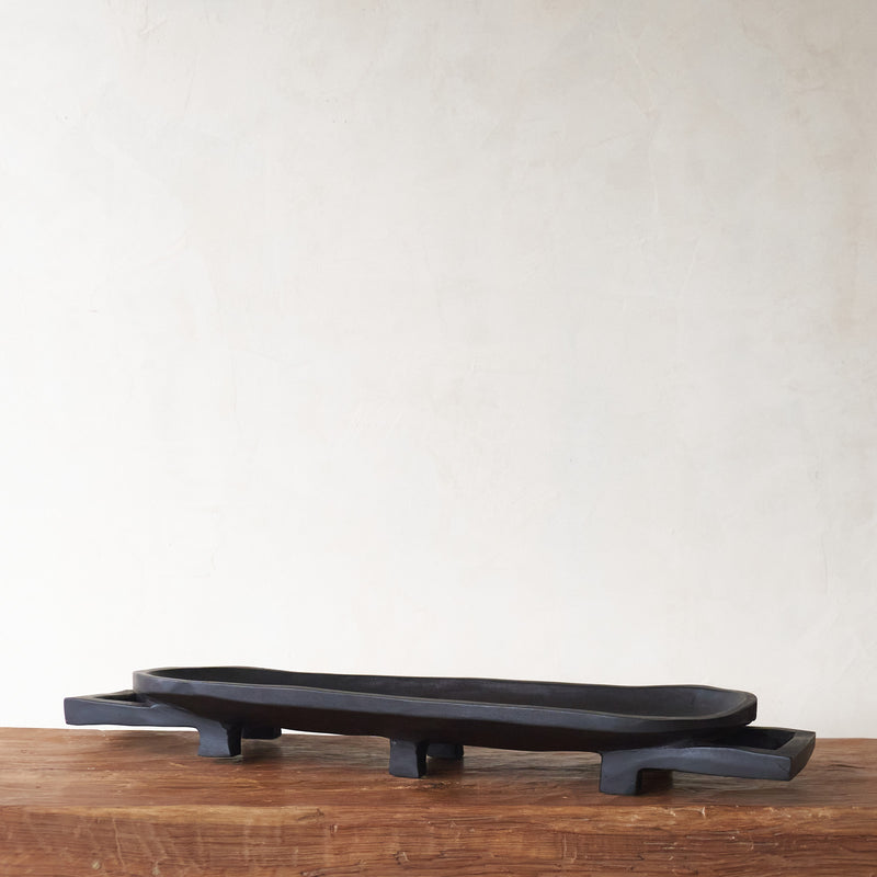 Jacaranda Platter, Unique home accessory from Africa. Handcrafted tray, one-of-a-kind touch for any home. Variations exist in sizes and colours. From $220