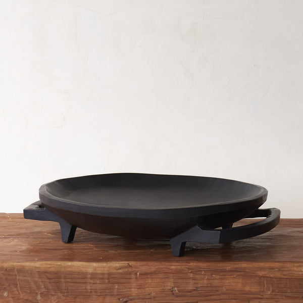 Jacaranda Platter, Unique home accessory from Africa. Handcrafted tray, one-of-a-kind touch for any home. Variations exist in sizes and colours. From $220