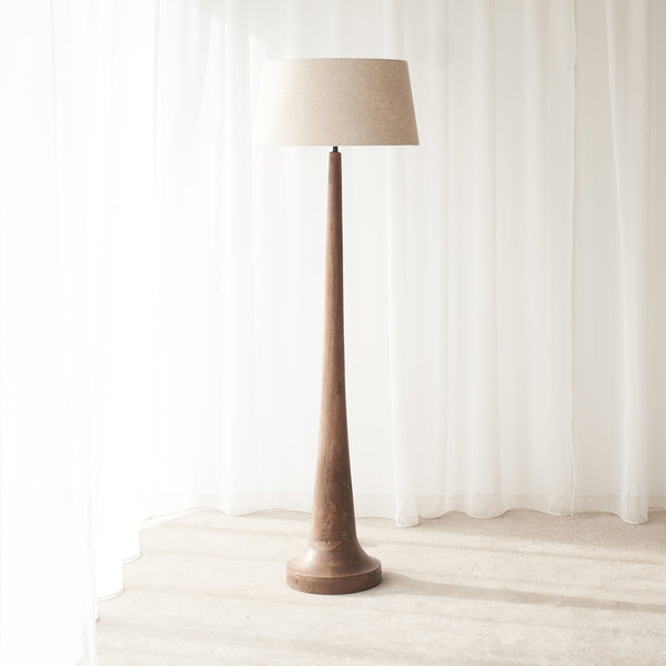 Jovany Floor Lamp | Dark Brown