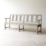 Vintage Teak Bench | Slate