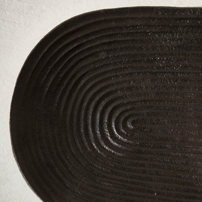 Matancito Dish, metal black accessory. Style it in any space as a distinctive accessory that adds a finishing touch to your interior. Available in black at $120. 