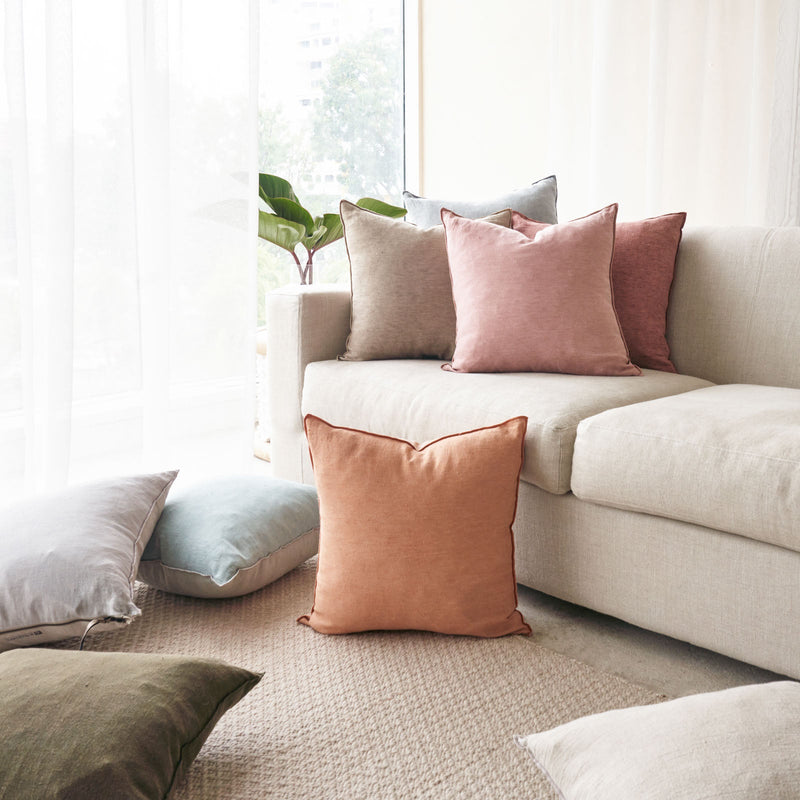 Cushion Linen Crepon | Kaki (50 x 50cm)