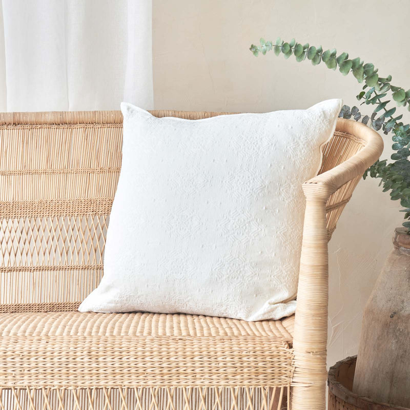 Cushion Jacquard | Kilim Blanc