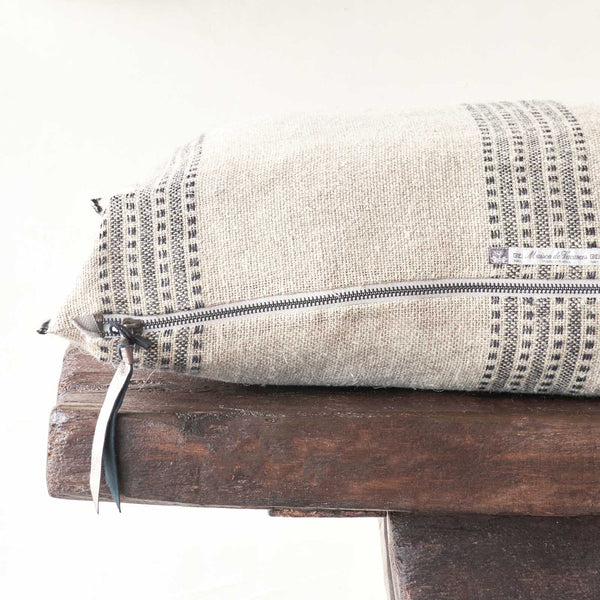 Rustique Cushion | Canvas - Berbère Naturel