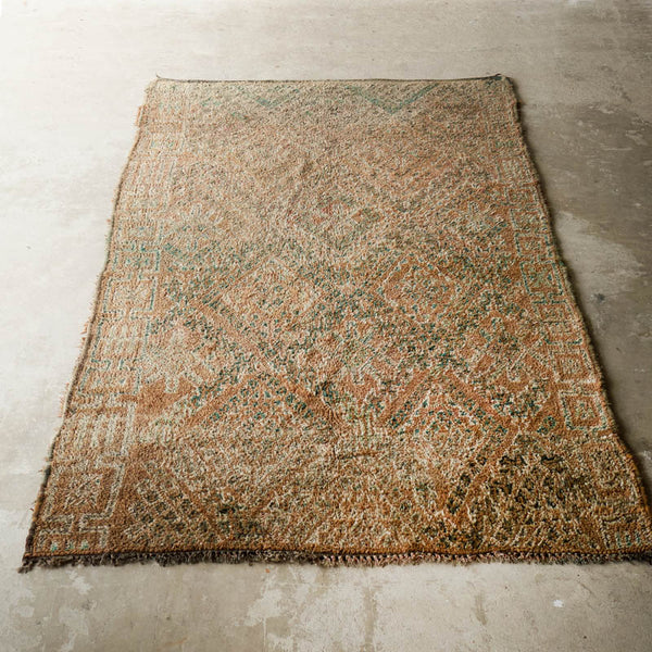 Moroccan Rug - Light Brown W190 x L333 cm