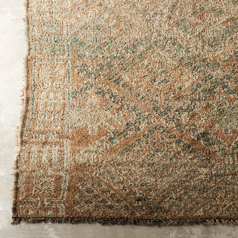 Moroccan Rug - Light Brown W190 x L333 cm