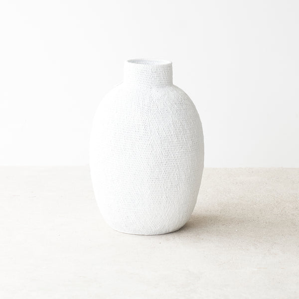 Mashaba Vase | White
