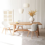 Vincent Sheppard Teak Avril Dining Chair in Pure White from Originals Furniture SIngapore