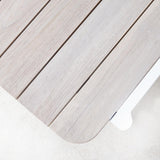 Cabana Outdoor Coffee Table in White and Teak from Originals Furniture Singapore