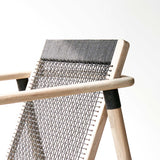 Corda Outdoor Lounge Chair | Grey (77cm)