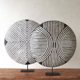 Decorative Shield, descended from fighting shields used by warriors. Each is an original unique piece. These shields are ideal decorative standout pieces for any room. From $320