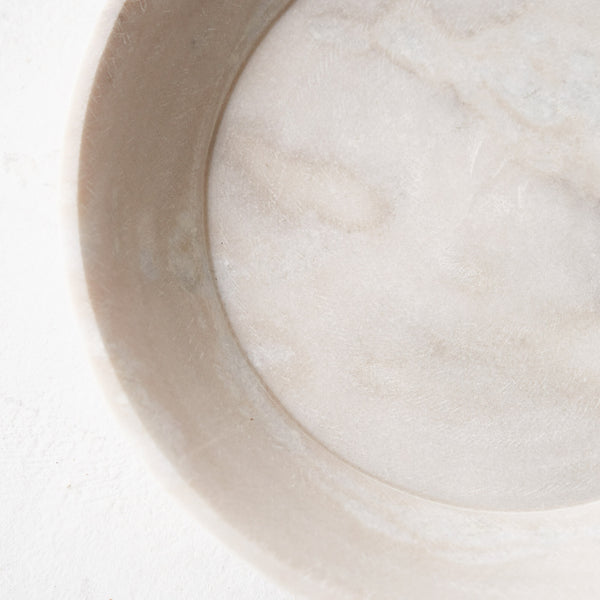 Couzana Dish, marble white accessory. Style it in any space as a distinctive accessory that adds a finishing touch to your interior. Available in white at $220. 