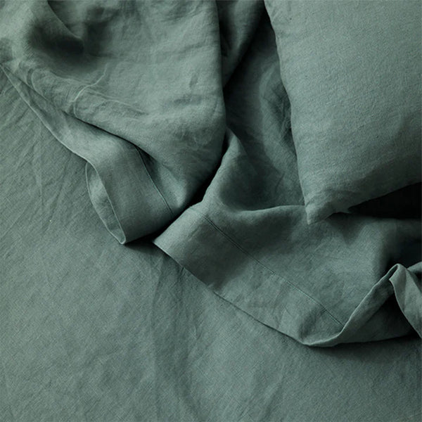 Linen Fitted Sheet Set | Bluestone