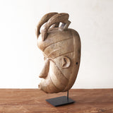 Songye Mask, hand-carved from local wood. Each is an original unique piece. these authentic African masks make for a stunning visual in any space. From $240