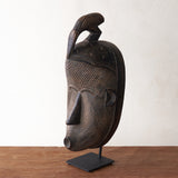 Songye Mask, hand-carved from local wood. Each is an original unique piece. these authentic African masks make for a stunning visual in any space. From $240