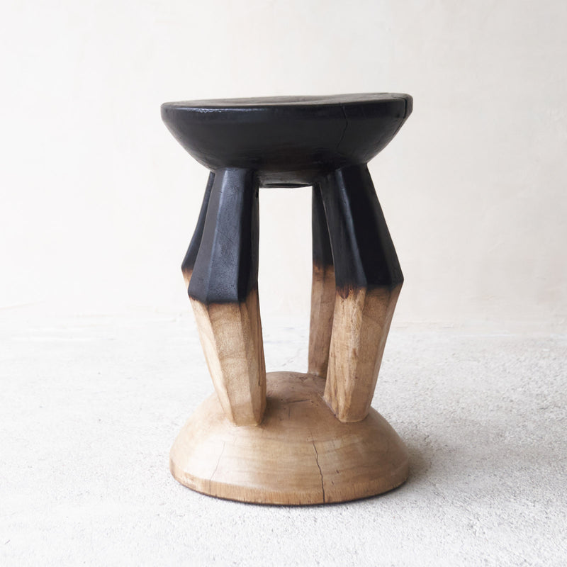 Tonga Stool, used as a movable seat that is transported to neighboring towns for ceremonies and meetings. Meticulously hand-carved in distinctive variations, at $210