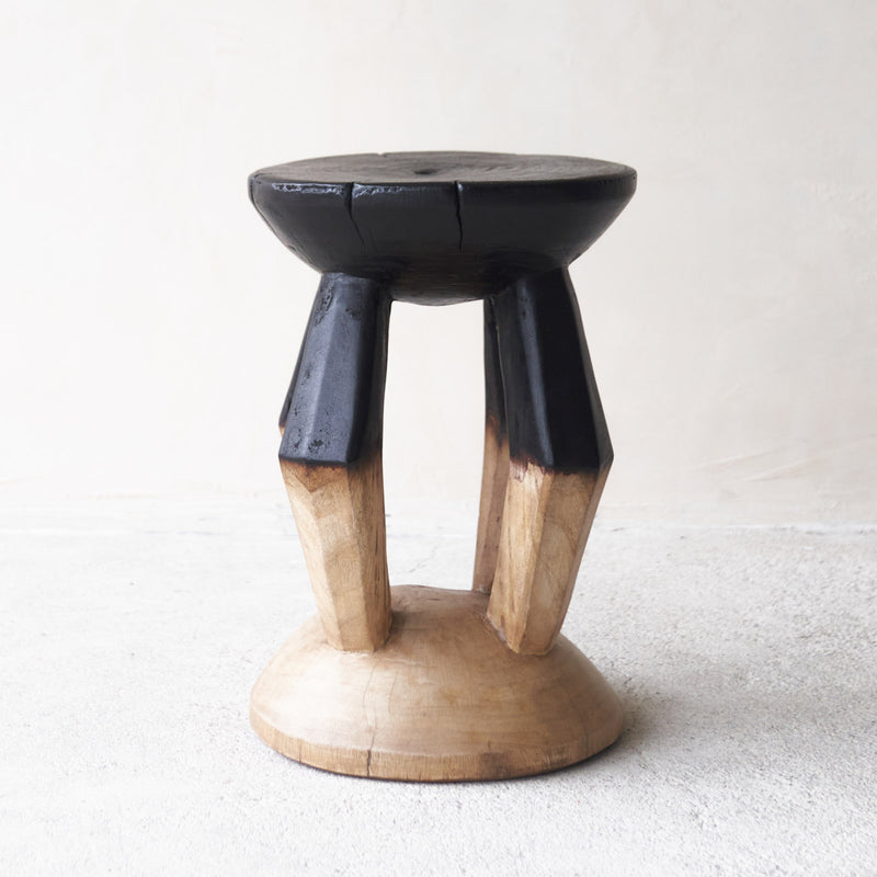 Tonga Stool, used as a movable seat that is transported to neighboring towns for ceremonies and meetings. Meticulously hand-carved in distinctive variations, at $210