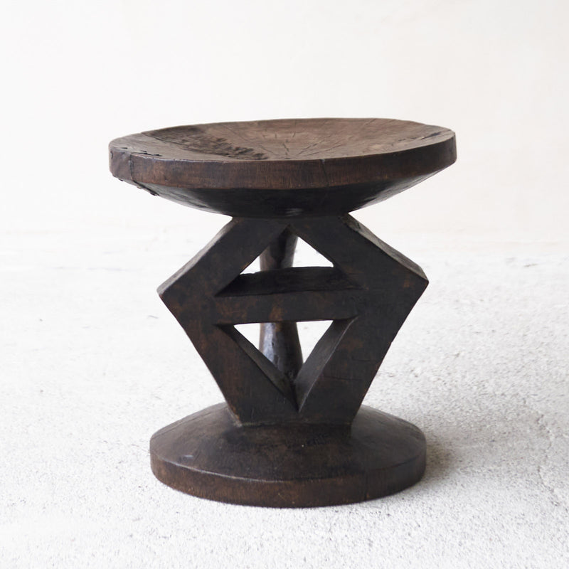 Tonga Stool, used as a movable seat that is transported to neighboring towns for ceremonies and meetings. Meticulously hand-carved in distinctive designs and sizes, from $150