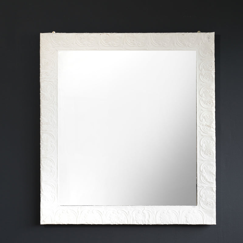 Ceiling Frame Mirror - Square White - Originals Furniture