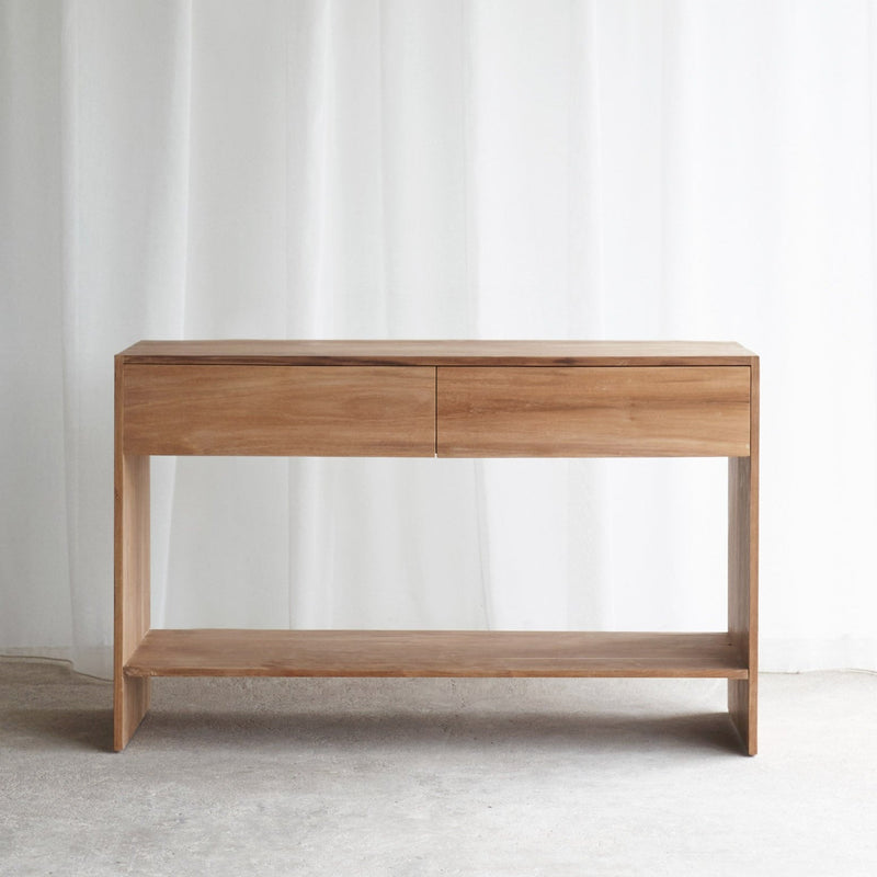 Ossett Open Back Console | Teak - Natural