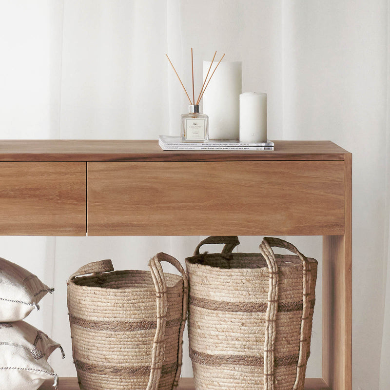 Ossett Open Back Console | Teak - Natural