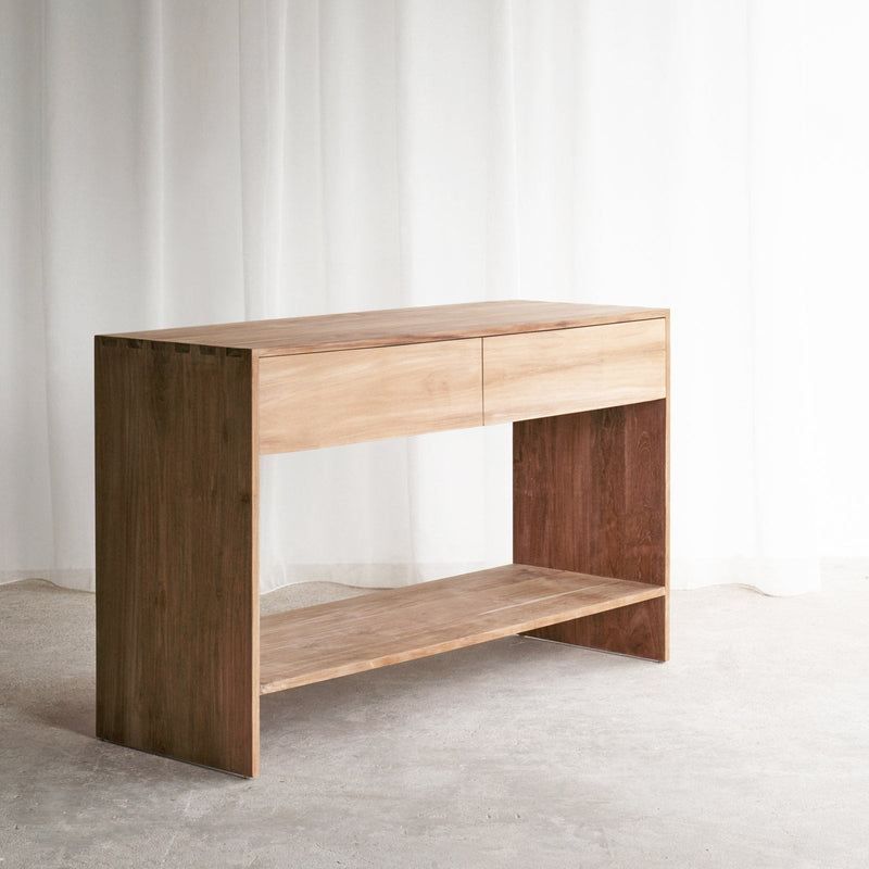 Ossett Open Back Console | Teak - Natural