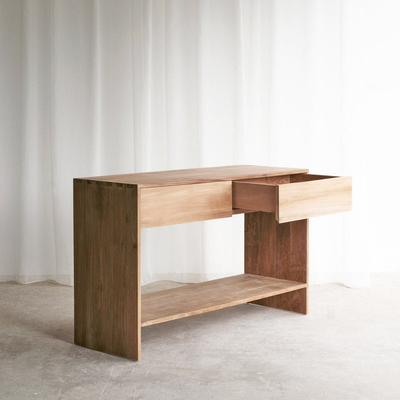 Ossett Open Back Console | Teak - Natural
