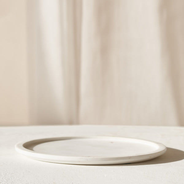 Astia Dish, marble white accessory. Style it in any space as a distinctive accessory that adds a finishing touch to your interior. Available in white at $80. 