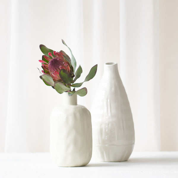 Pebble Vase, textured statement piece to bring a room together. Suitable for any kitchen table or living space. Available in different sizes from $80. 