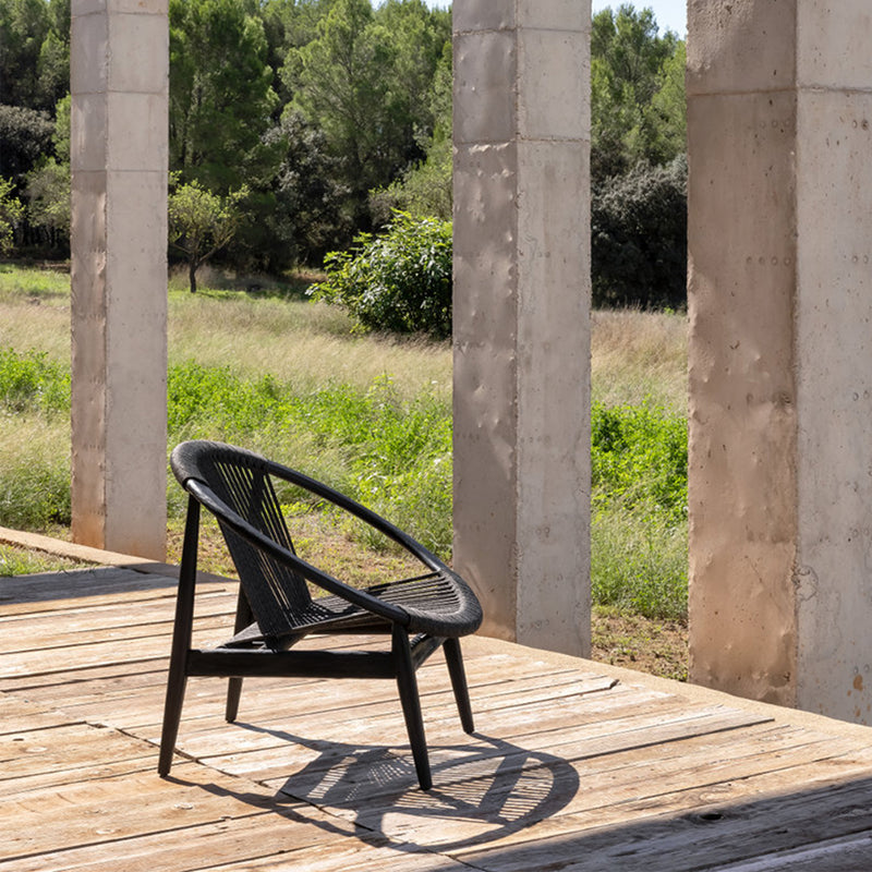 Frida Outdoor Lounge Chair Black Originals Furniture