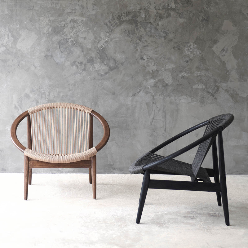 Norma Lounge Chair | Dark Oak (91cm)
